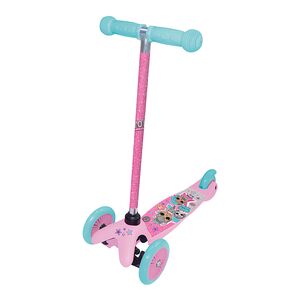 L.O.L. Surprise Kids Twist and Roll 3-Wheel Folding Scooter Blue and Pink L.O.L. Surprise Kids Twist and Roll 3-Wheel Folding Scooter Blue and Pink